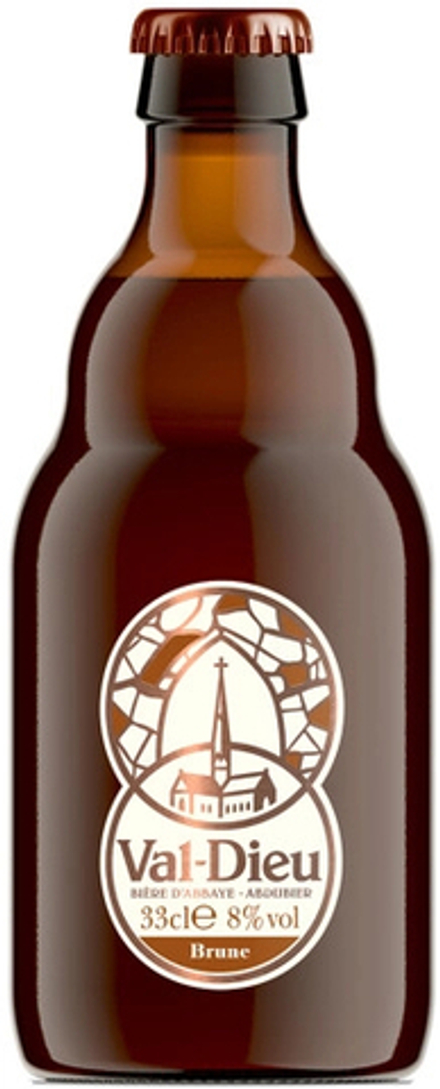 Пиво Валь-Дье Брюн / Val-Dieu Brune 0.33 - стекло