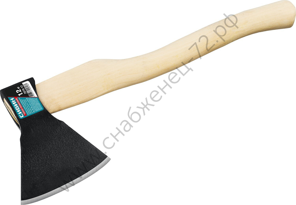 СИБИН 1200/1550 г, 500 мм, Кованый топор с округлым лезвием (2070-12)