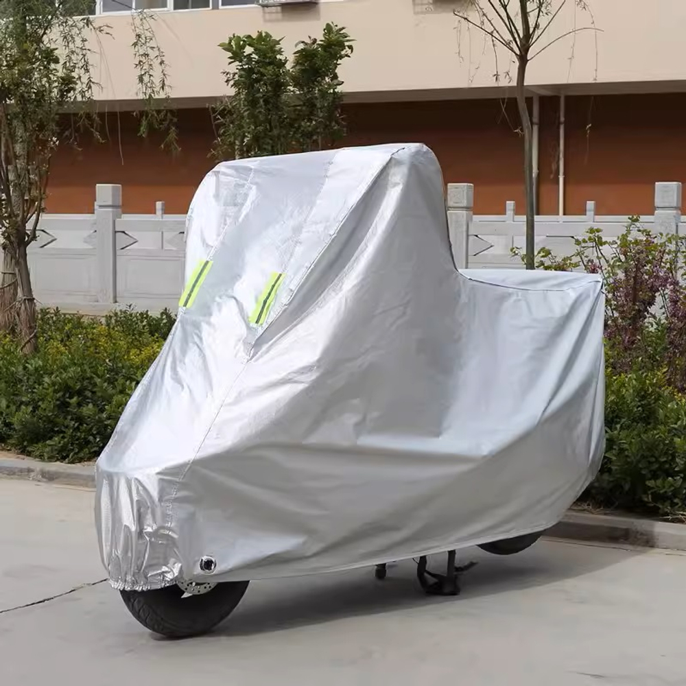 чехол на мотоцикл серый Katia XXL