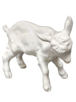 &&&Фаянсовая статуэтка "Козленок" ЗиК Конаково