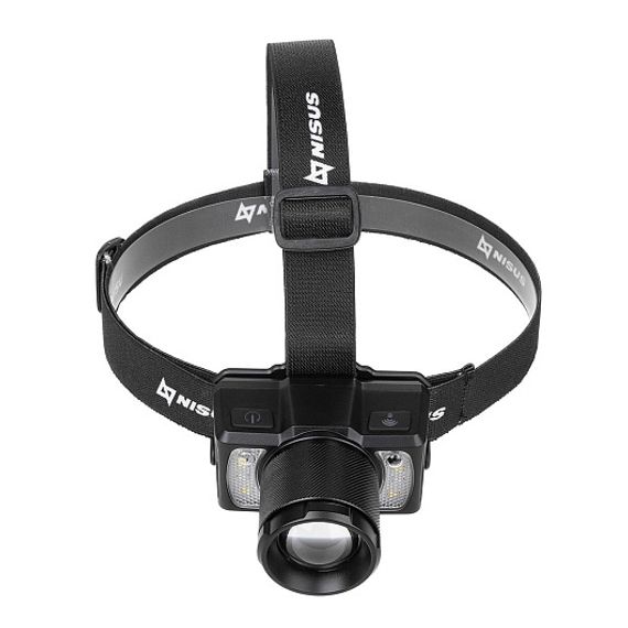 Фонарь налобный сенсорный 800 LM, IP43, USB (N-FN-HL25) NISUS