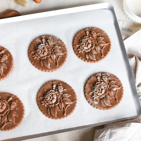 Набор прованская сентифолия (штамп + вырубка)