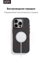 MagSafe чехол из экокожи MOFT Snap Phone Case для iPhone 16 Pro Max l Misty Cove (с поддержкой ремешка MOFT)