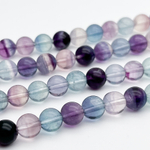 Флюорит, диаметр 7,9-8,1 мм, цена за 12 шт (1/4 нити)