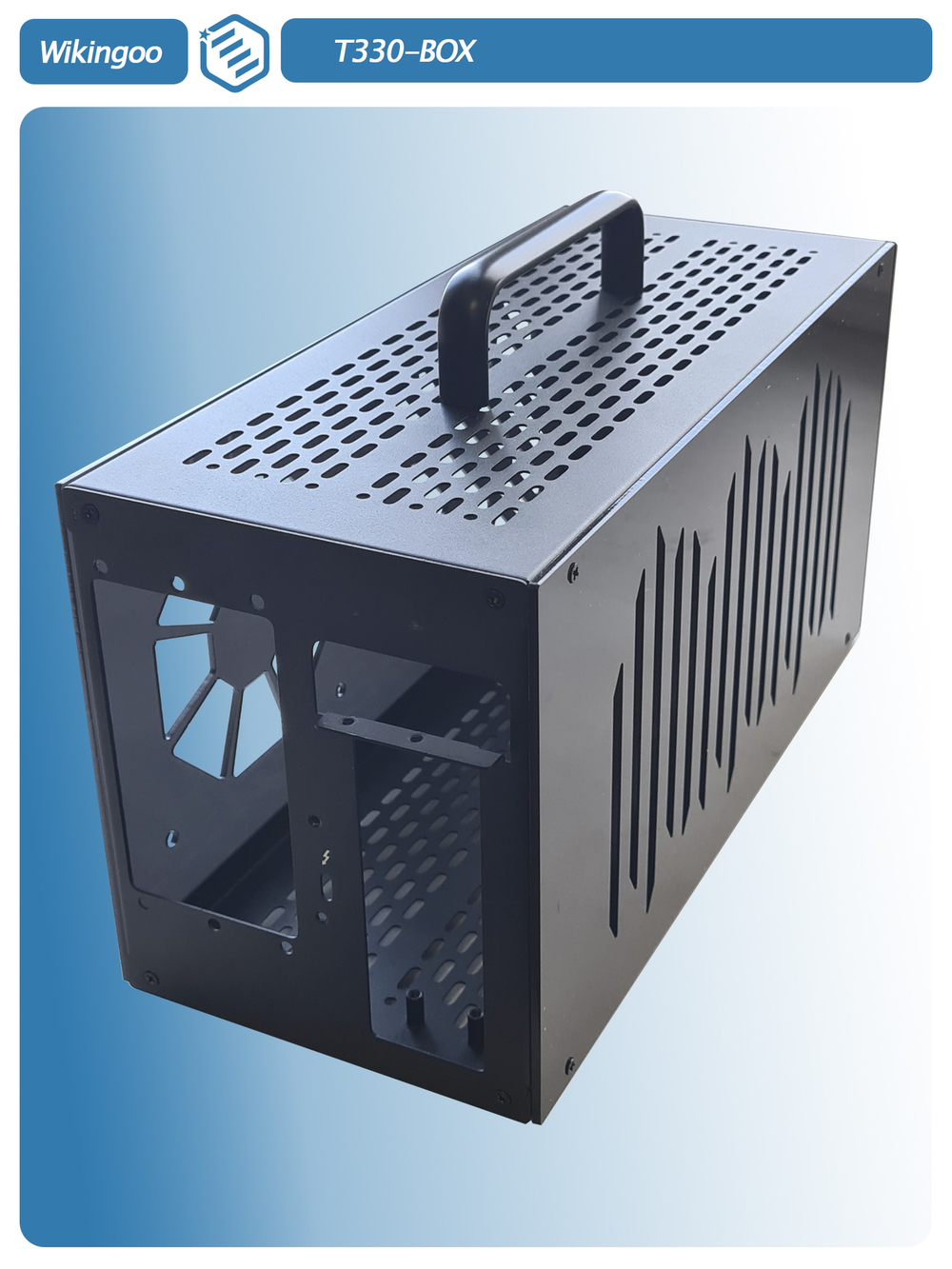 Внешний корпус для видеокарты Wikingoo T330, EGPU, корпус.