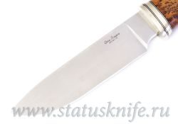 Нож Gary Biggers Thuya Burl Hunterфотография - 2