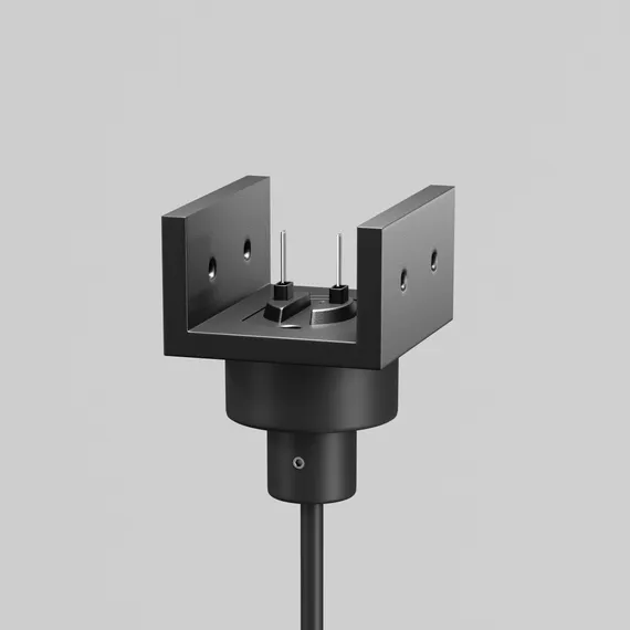 Уличный трековый подвесной светильник Фокус / Focus Led Elasity IP 3000К 8Вт 38° черный Outdoor o-tr01-1-p-8wb3k