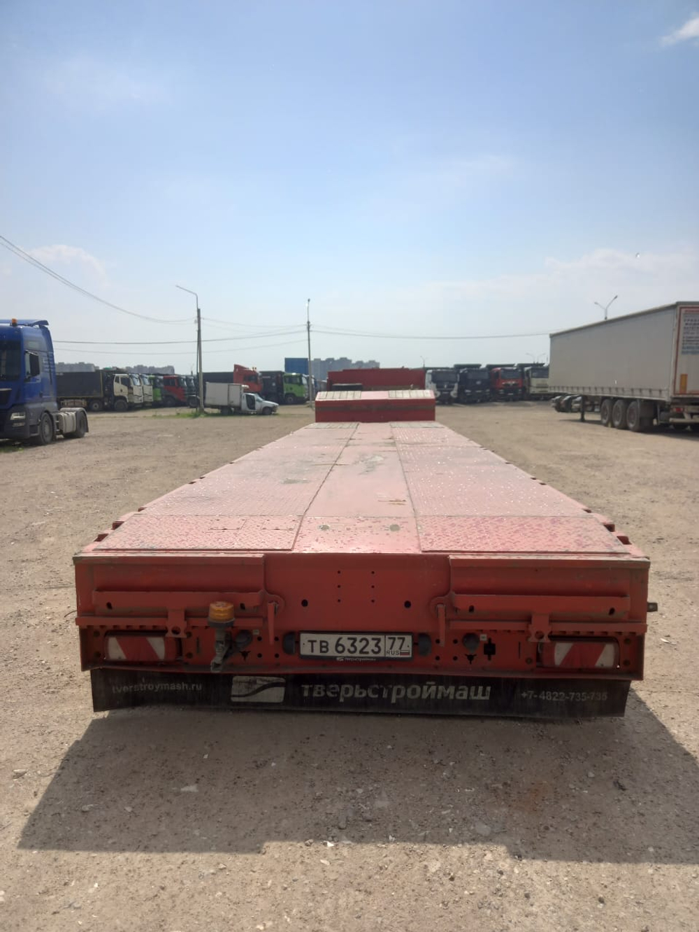 Тверьстроймаш 99396 Полуприцеп тяжеловоз 6 осей 99396Е (Раздвижной)