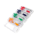 Готовальня Alingar, 3 предмета, металлический циркуль, 82 мм, грифель, точилка, пластиковый футляр, европодвес, асорти