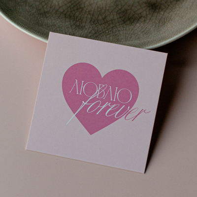 К-1130 карточка (8х8 см) Люблю Forever(упаковка 10 шт.)