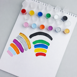 Набор акриловых красок 12 цветов*3мл (арт. K006)