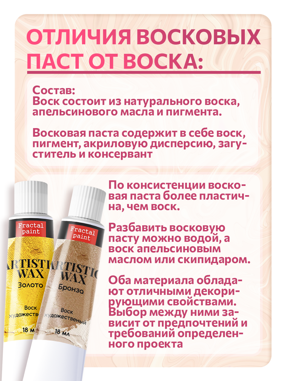 Комбо-набор восков (золото+бронза)