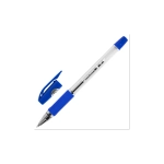 Ручка BRAUBERG BP-GT синяя, корпус прозрачный, евронаконечник 0,7 мм, линия письма 0,35 мм 144004