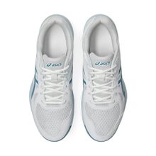 Кроссовки ASICS Upcourt 6 1071A104 105,р.12(рос.45),иск.кожа, текстиль, бело-бирюзовый