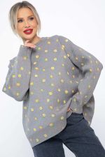 Свитер оверсайз Анита (серый) Б14759-1М LT Collection