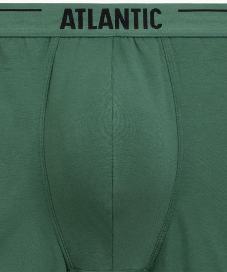 Трусы мужские боксеры (3шт) Atlantic 3MH-011, хлопок, светлый деним + индиго + темно-зеленый