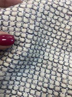 Ткань костюмная ШАНЕЛЬ (Италия) 80% шерсть 10% хлопок 10% мохер ш-150см отрез 0.8 м