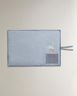 Zara Home тарелка из нержавеющей стали, цвет синий, 40 см