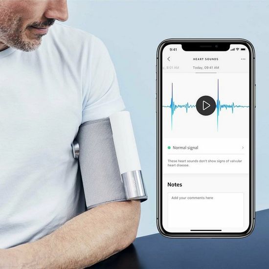 Умный монитор Withings BPM Core (WPM04) для измерения давления с ЭКГ и цифровым стетоскопом