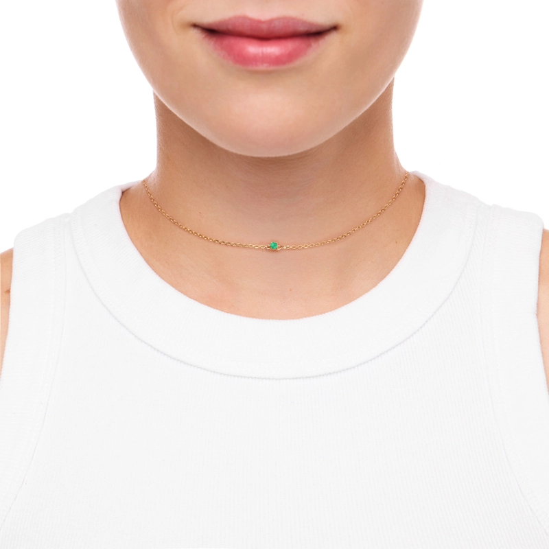 Вечное Колье ВЛВ Навсегда – Золото, Изумруд