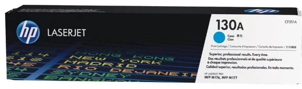 Картриджи HP CF351A голубой