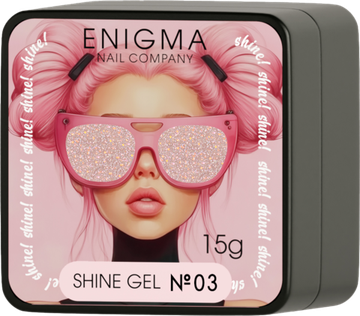 Гель для наращивания ENIGMA Shine gel 03 15g.