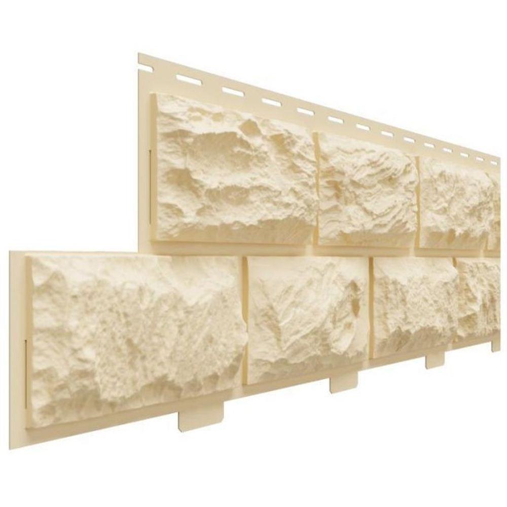 Панель фасадная Доломит Альпийский Шампань 2000х220 мм