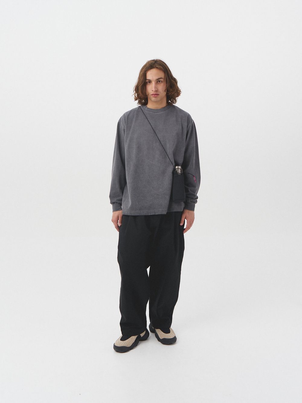 Лонгслив Меч SS23 Garment Dyed Grey