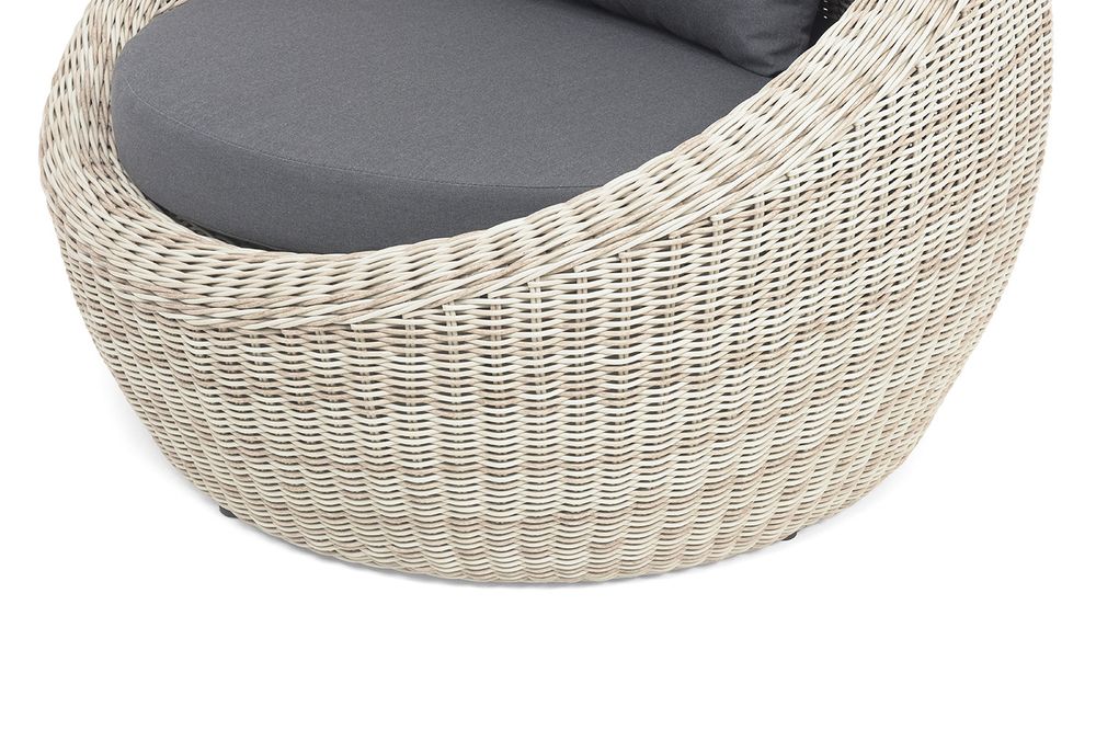 "Барселона" кресло из искусственного ротанга, цвет бежевый