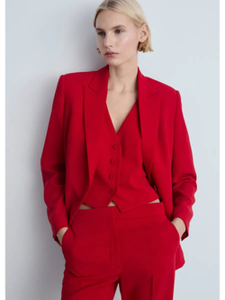 Костюмный жилет с пуговицами