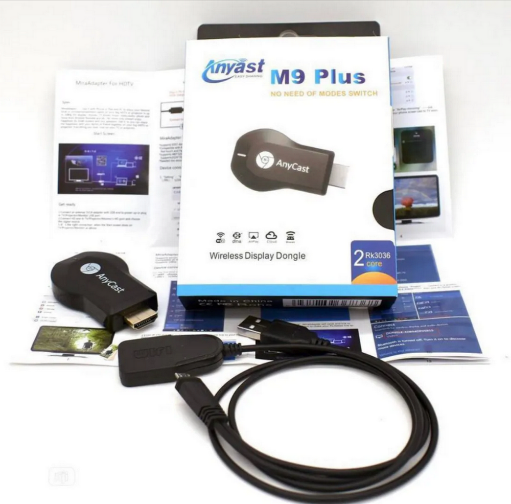 Адаптер HDMI x Wi-Fi Display M9Plus AnyCast RAM:128MB