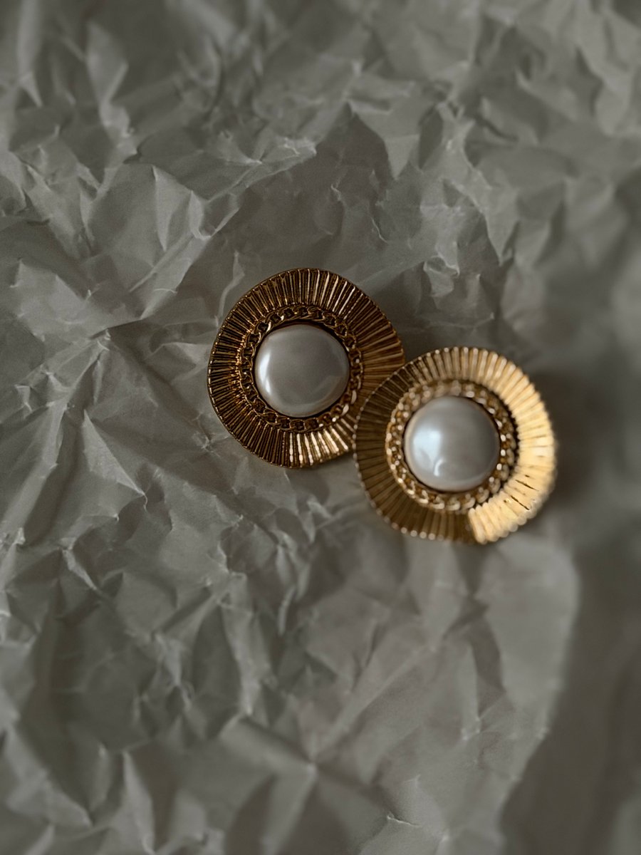 Серьги Pearl, Золотые