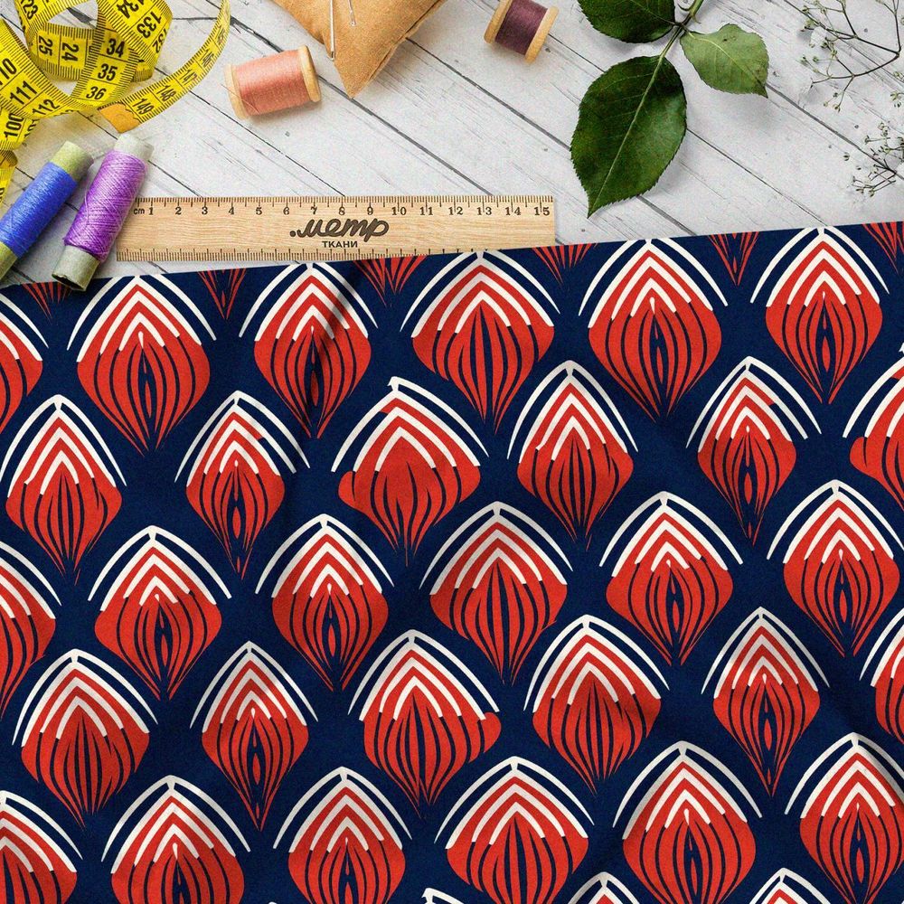 Ткань премиум бифлекс чудесные шепоты времени