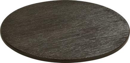 BRUSH BLACK - Тарелка плоская обеденная D=25 см H=1,2 см, керамика BRUSH BLACK артикул 7011825/060541, PLAYGROUND