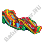 Большая надувная горка "Дракоша"