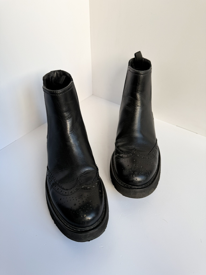 Кожаные ботинки Prada, 38