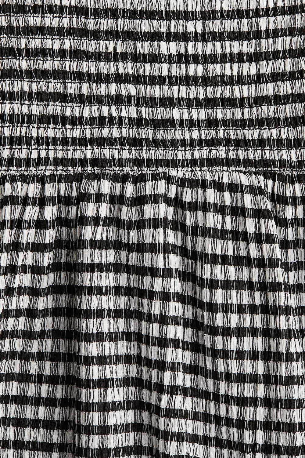 H&M Топ на бретелях со сборками, черный