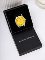 Часы кварцевые Solnce, yellow