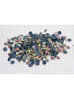 Стразы термоклеевые стекло Crystal AB ss34