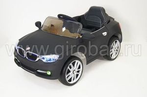 Детский электромобиль River Toys BMW P333BP черный фото №4