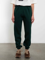 Брюки джоггеры женские малахит с начесом