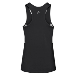 Майка женская HEAD Club Tank Top 814429-BK-M, размер M, черный