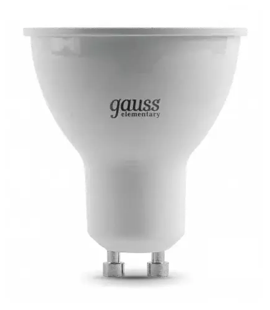 Лампа Gauss LED Elementary MR16 5.5W 450 lm 4100K GU10 13626