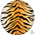 Шар Фольгированный Тигр Сафари (Оранжевый)