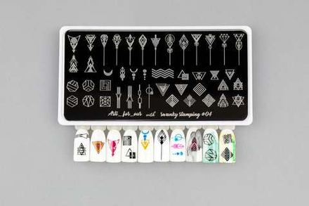 Пластина Arti for you with Swanky Stamping 04