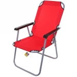 Стул 87*56*65см «Трон» складной, красный ДоброСад