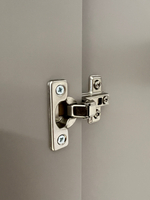 Шкаф для одежды, 79х35х185, Индра, распашной, в прихожую и ванную, МДФ, серый, Dipriz