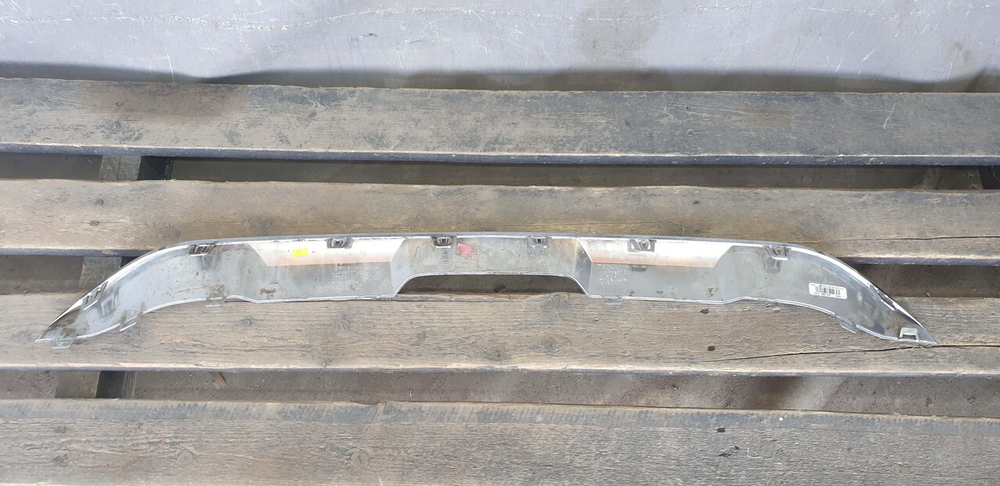 Накладка юбки заднего бампера Mercedes GLE W166 15-18 Б/У Оригинал A1668857500