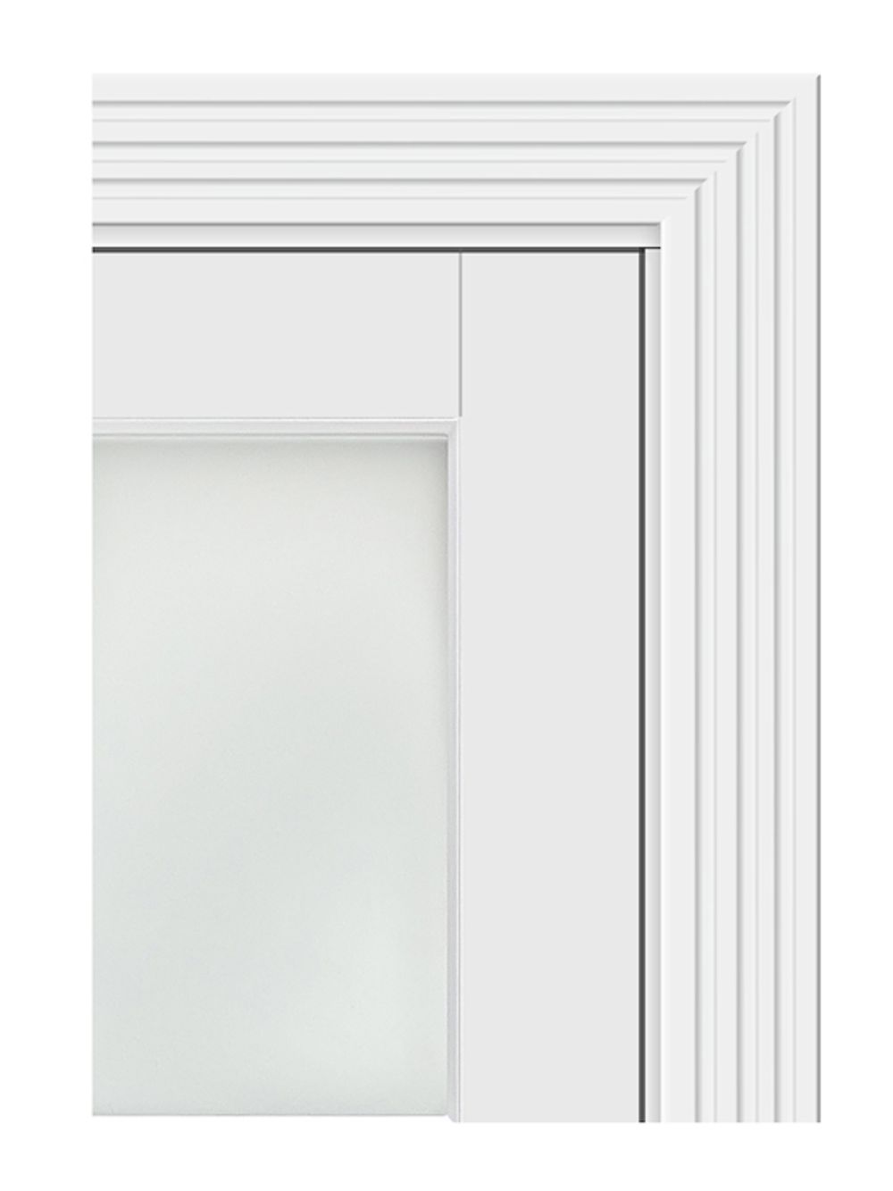 Межкомнатная дверь Аура со стеклом