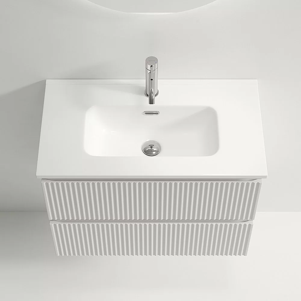 Тумба с раковиной Sancos Snob R SNR70/39W/CN7029 Bianco